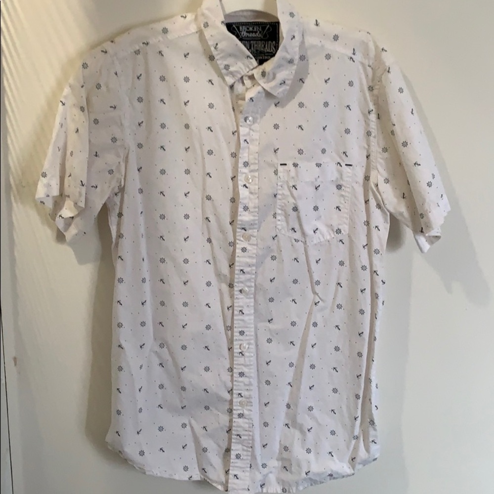 White button down